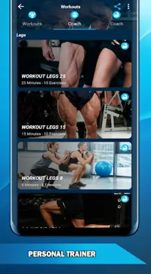 Leg Workouts android App screenshot 1