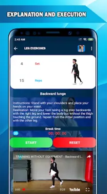 Leg Workouts android App screenshot 2